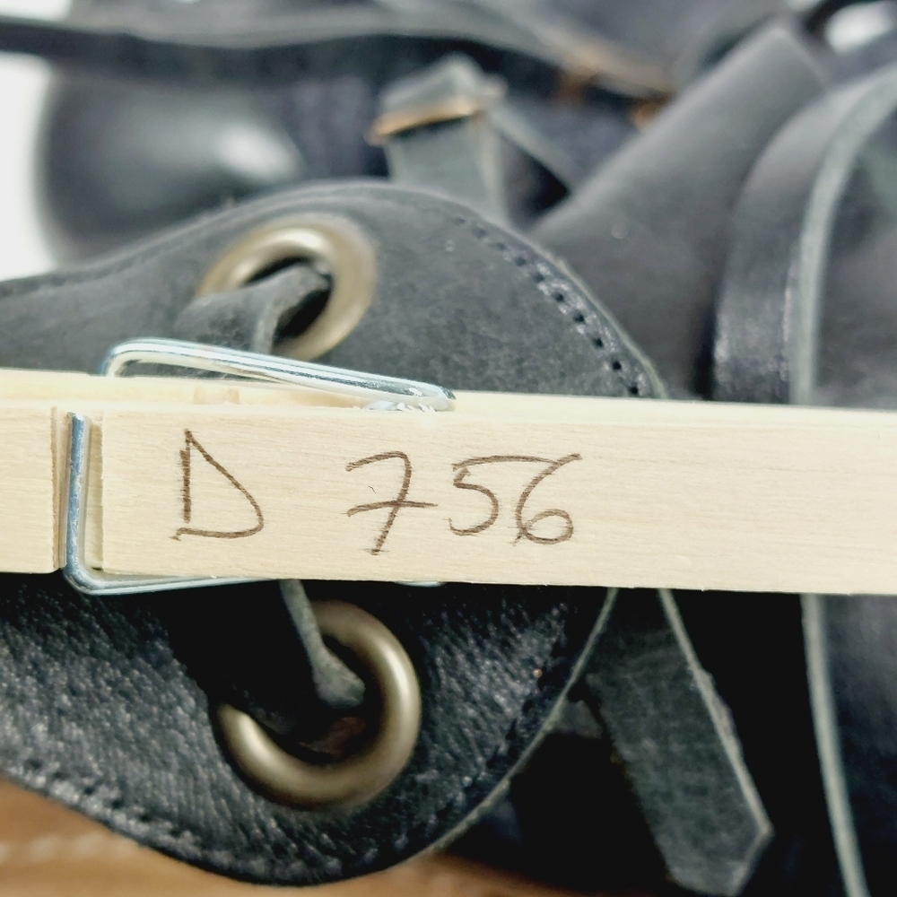 Isabel Marant Black Leather Ankle Wide Buckle Strap Pointy Toe High Heels D756 - Picture 13 of 13